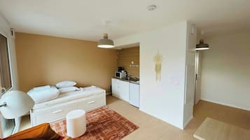 Desk, WiFi, bed sheets, wheelchair access