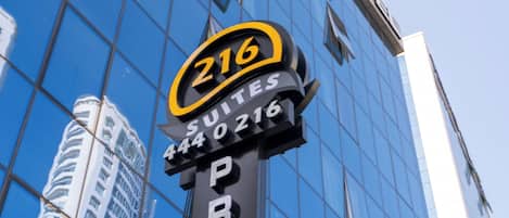 Façade de l’hébergement