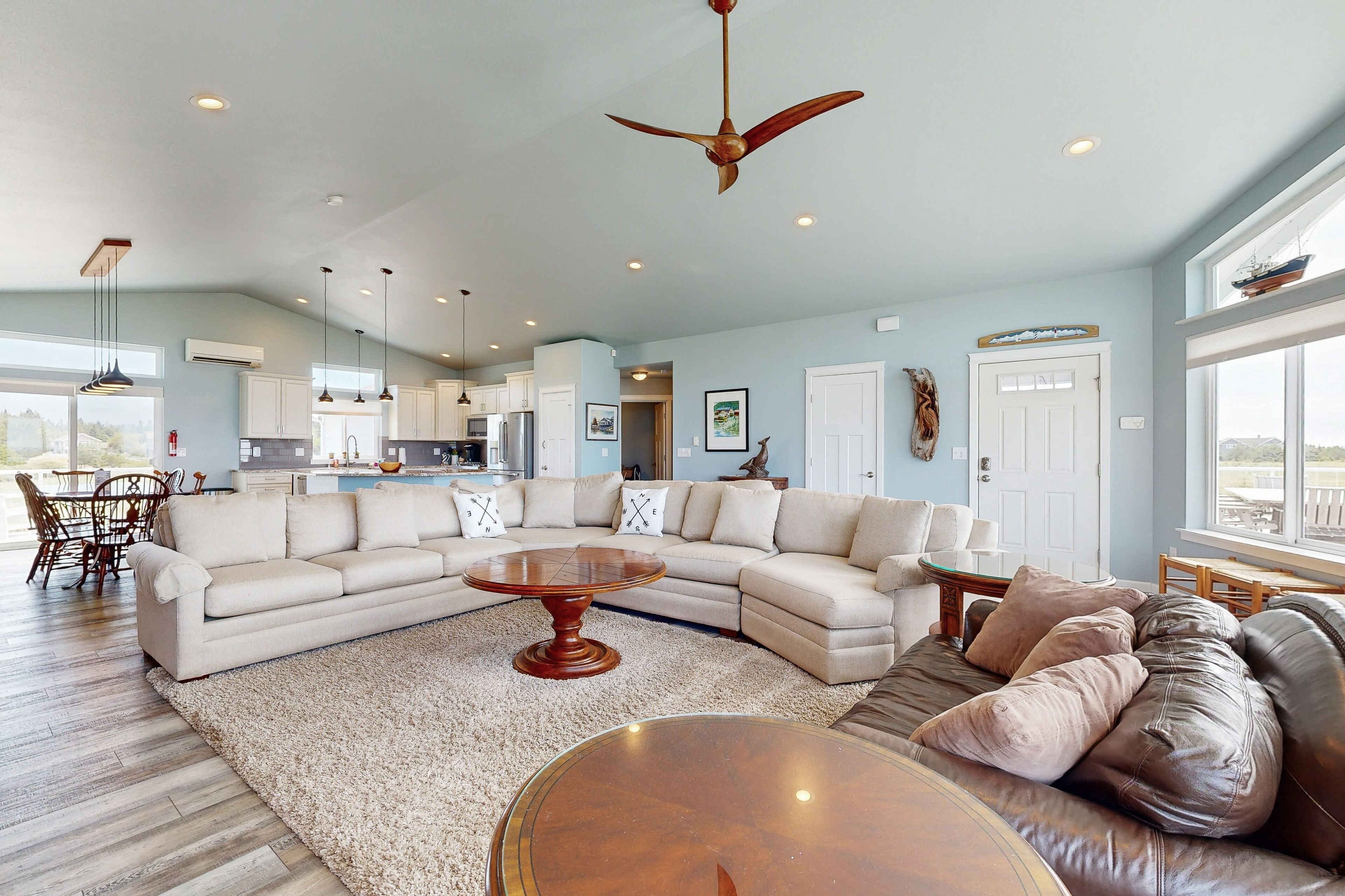 Dreamy ocean view escape with wrap-around deck, gas grill, and high speed wifi
