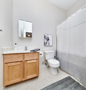 Hair dryer, towels - Chic 1/1 apartment in Historic area, near SLU, CWE, and Grand Center-Apt G (St. Louis)