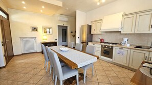 Fridge, oven, dishwasher, electric kettle