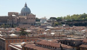 Blick von der Unterkunft
