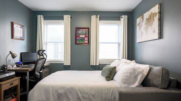 2 多间卧室、办公桌、熨斗/熨衣板、免费 WiFi