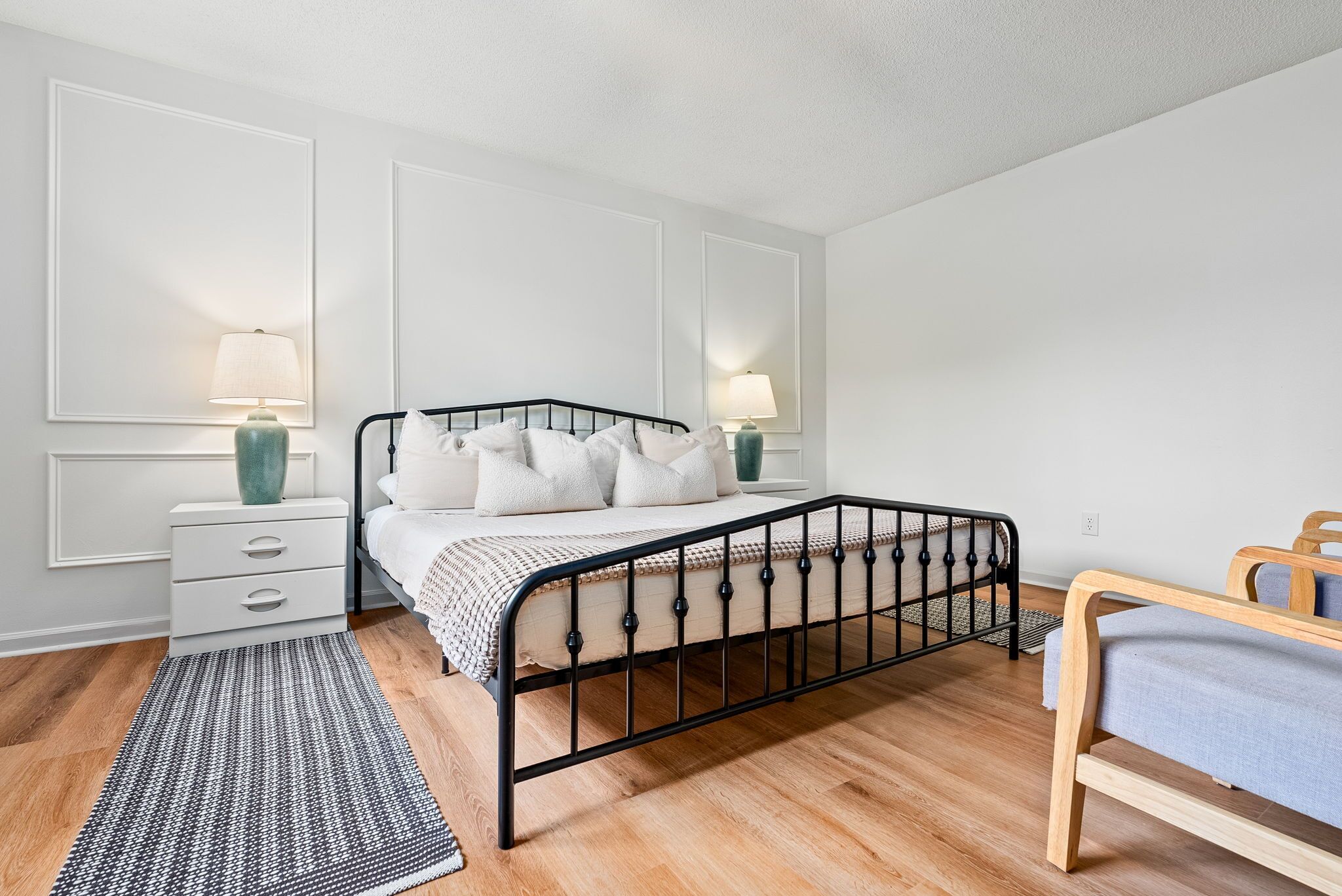 2 bedrooms, iron/ironing board, travel crib, WiFi