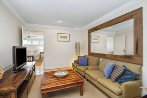 TV, fireplace, DVD player