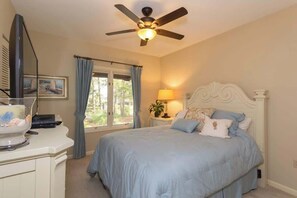 2 bedrooms, iron/ironing board, travel crib, WiFi
