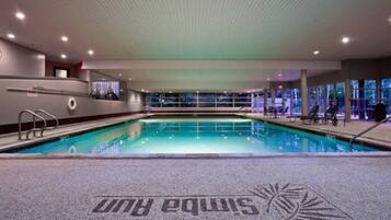 Indoor pool, a heated pool
