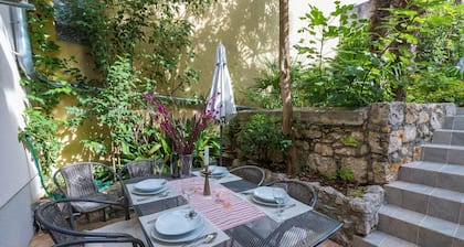 Just 100 metres to the sandy beach from this holiday home just for you alone