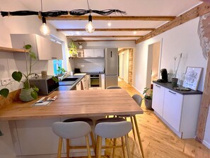 Fridge, microwave, oven, dishwasher - Le Catalpa: in the heart of a farmhouse (Mittelhausbergen)