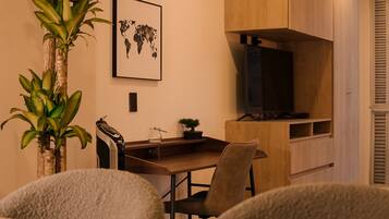 Appartamento Comfort | Area soggiorno | TV