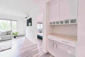 1 makuuhuone, silitysrauta/-lauta, ilmainen Wi-Fi, vuodevaatteet