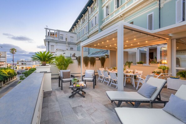 Restauration en plein air