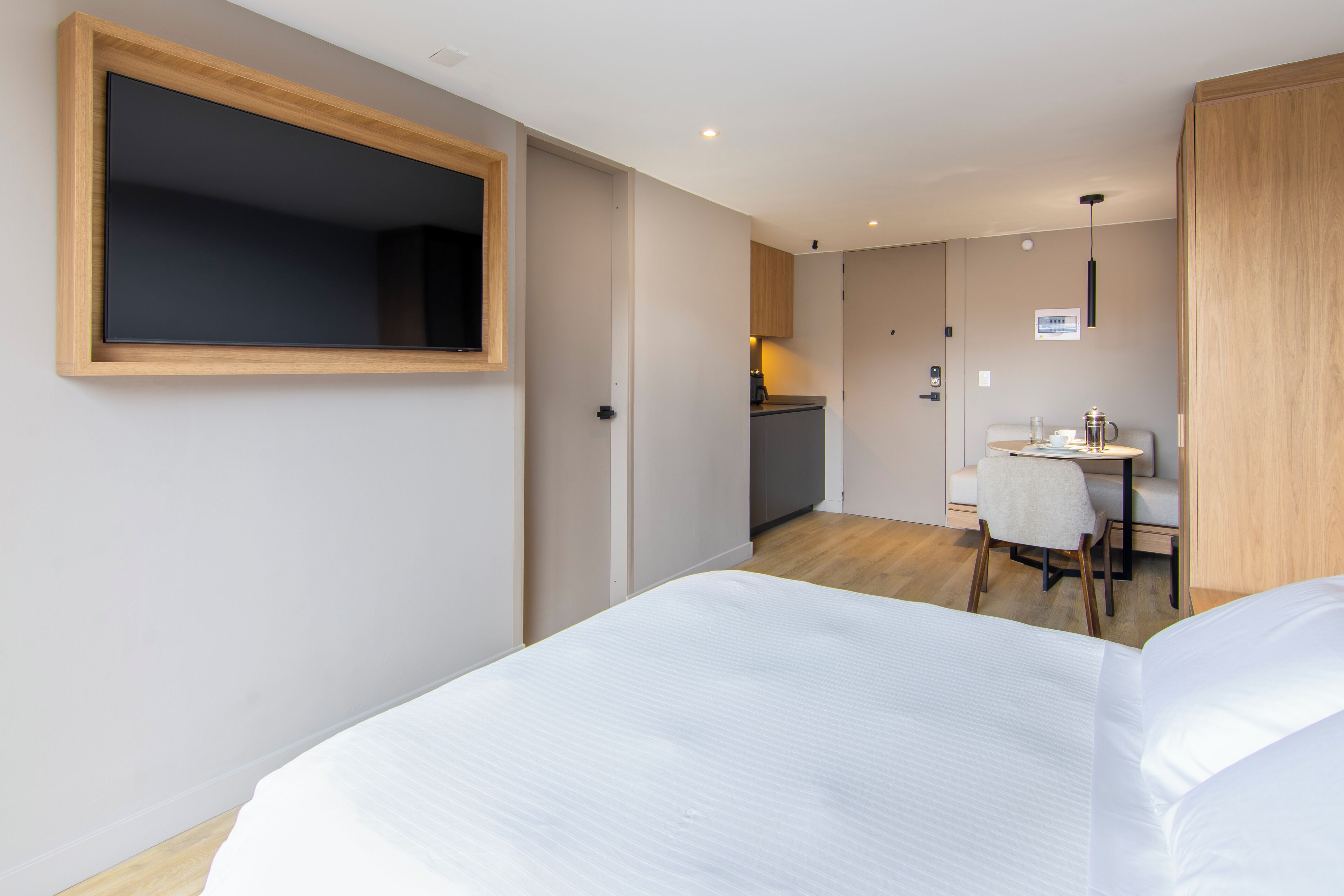 Double Room, 1 Double Bed, Kitchen