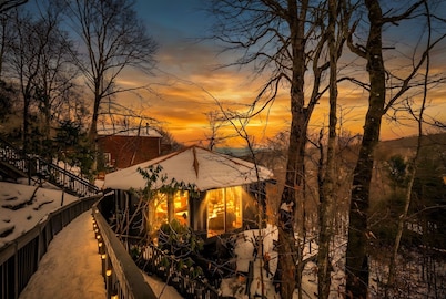 Breathtaking Boutique Treehouse nestled in clouds
