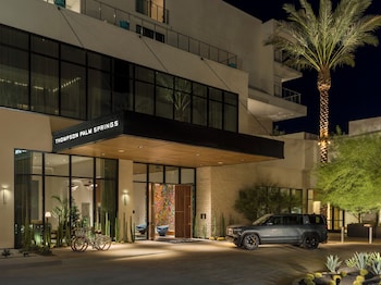 Hotel exterior and entrance at Thompson Palm Springs, by Hyatt