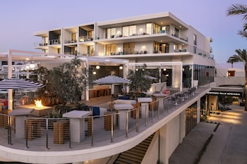 Patio, balcany or terrace at Thompson Palm Springs, by Hyatt