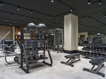 Fitness center at Thompson Palm Springs, by Hyatt