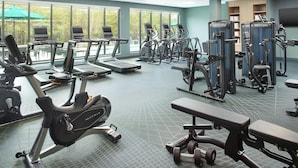 A gym with treadmills, elliptical machines, and weight stations. - Fairfield By Marriott® Inn & Suites Grovetown (Grovetown)