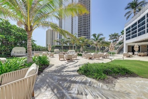 Terrace/patio - Ocean Views & Pool Access: Riviera Beach Condo! (Riviera Beach)