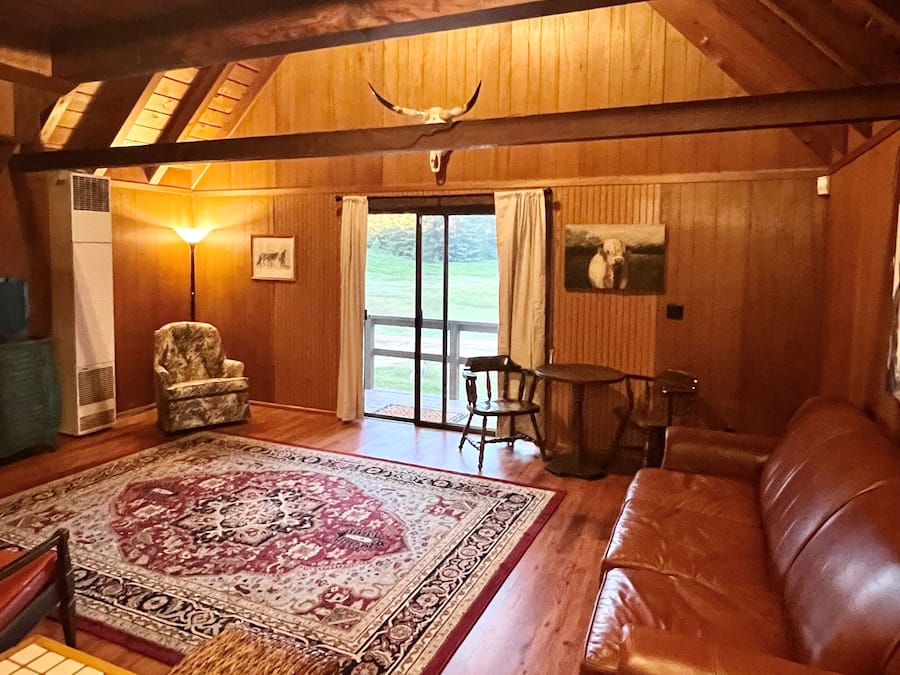 Chalet, uitzicht op vallei | Woonruimte
