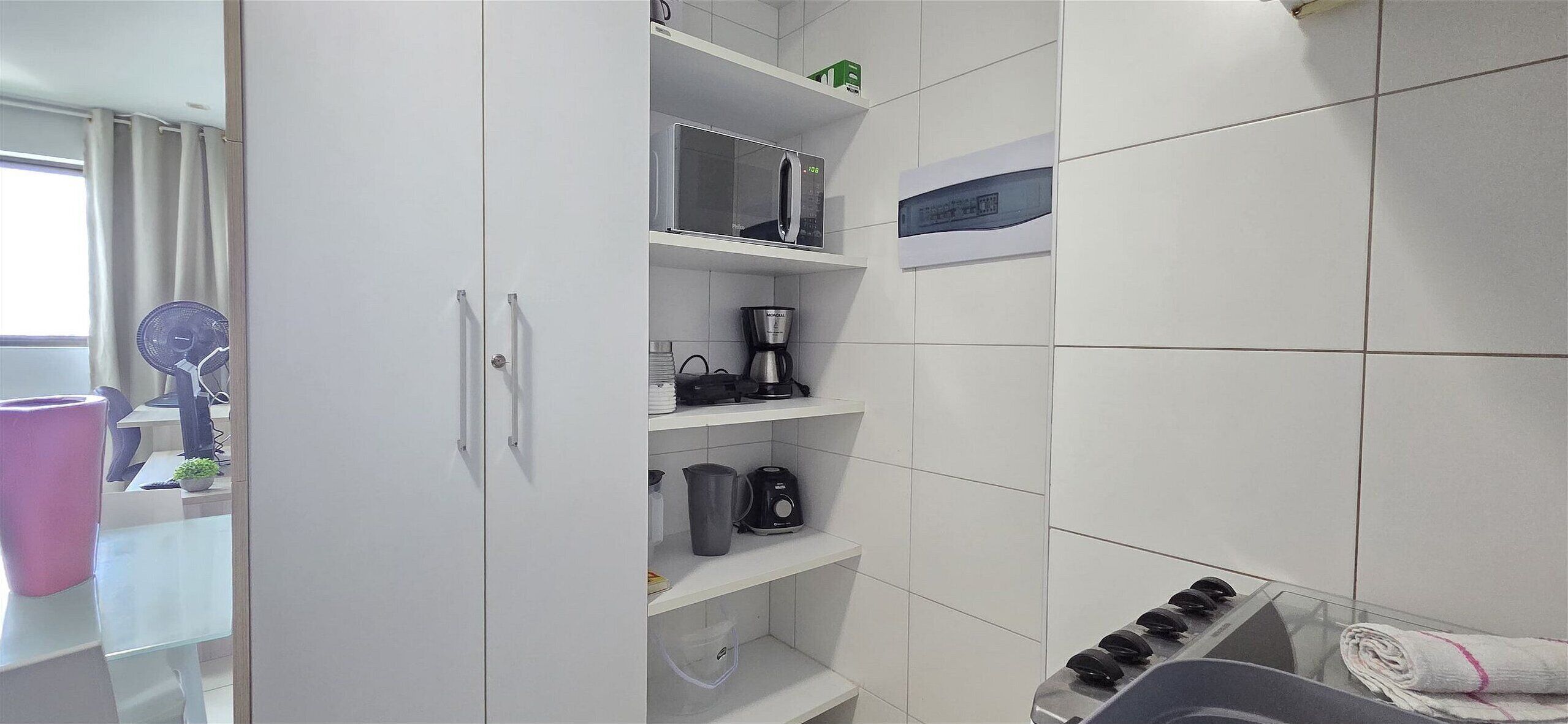 Apartment | Private kitchen | Fridge, microwave, oven, cookware/dishes/utensils