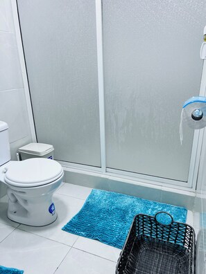 Shower, hair dryer, bidet, towels - Beautiful ocean view house, garage, Ac, laundry, fully equipped, dog friendly 🐕 (Pedernales)