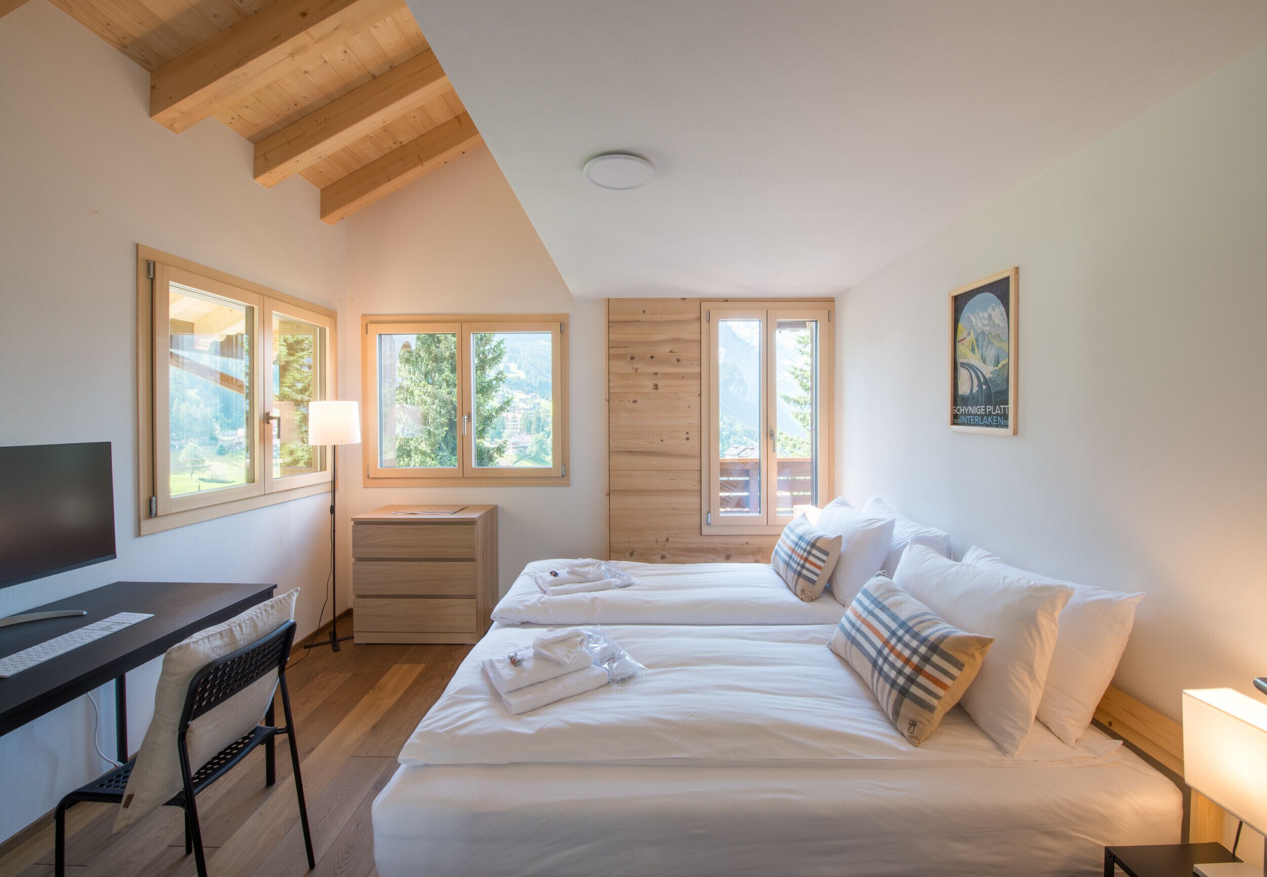 3 chambres, fer et planche à repasser, Wi-Fi gratuit, draps fournis