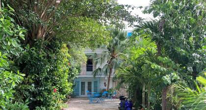 Cozy apartment in Culebra with large courtyard, kitchen, WiFi and more!