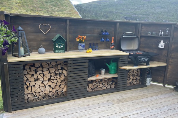 Unique terrace with BBQ