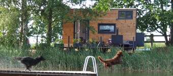 TinyHousebeiDresden – klein, aber fein, beste Lage mit großer Terrasse direkt am Naturteich - Nähe Sächsische Schweiz