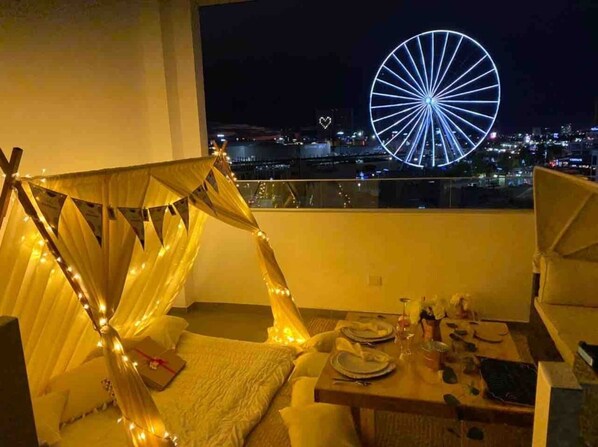 Outdoor dining - Penthouse by Estrella de Puebla in Angelopolis (Heroica Puebla de Zaragoza)