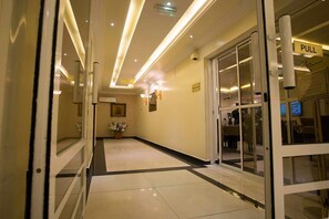 Entrée de l’hébergement