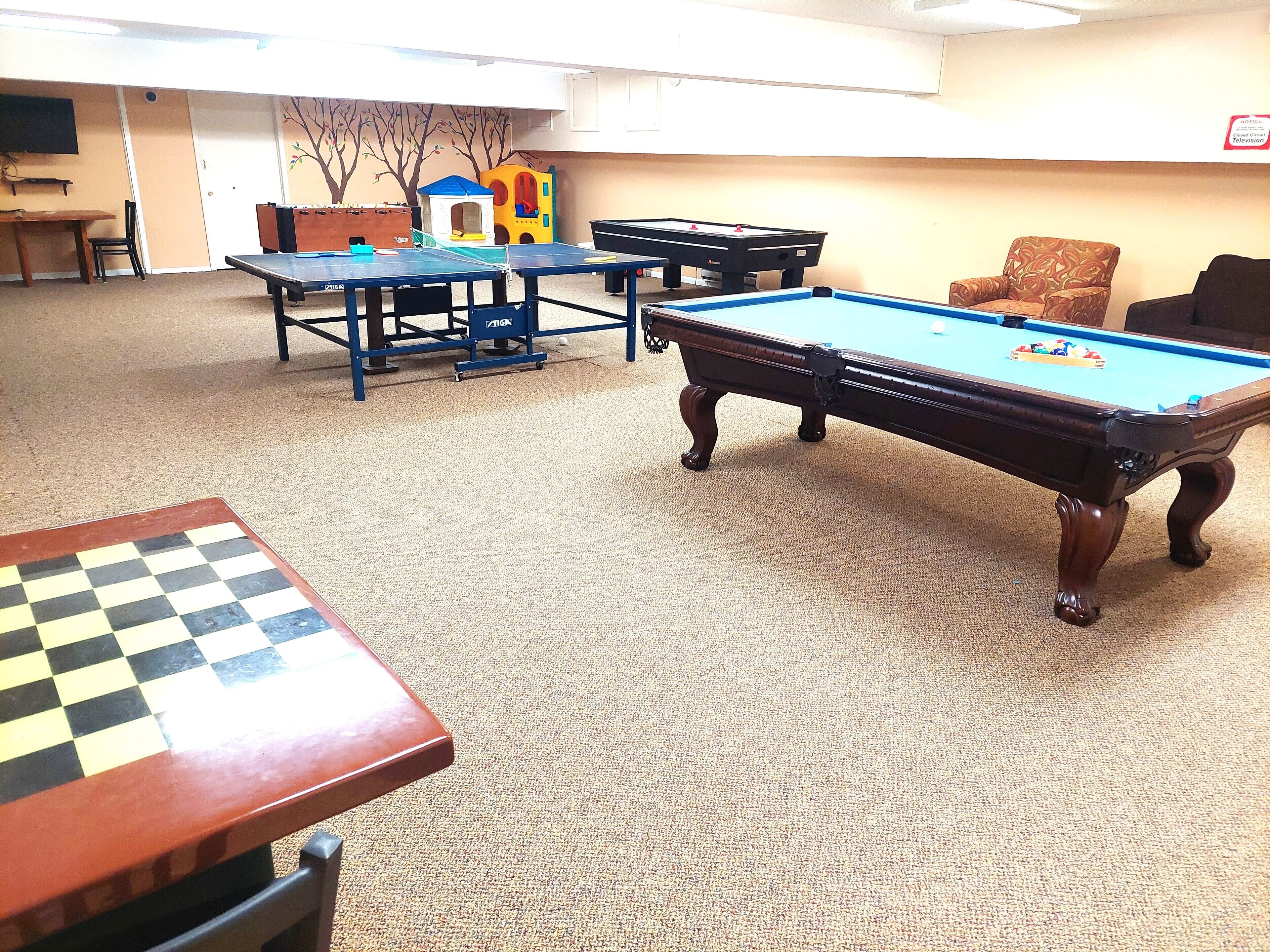 Complimentary Games Room