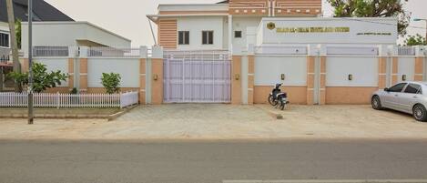 Façade de l’hébergement