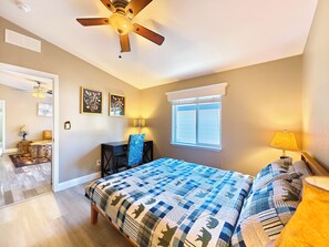 4 bedrooms, iron/ironing board, travel crib, WiFi