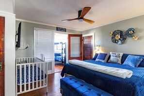 4 soverom, strykejern/-brett, reiseseng for barn og wi-fi