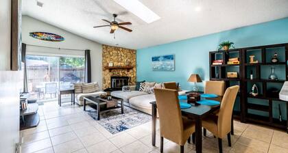 Beach Retreat with Backyard Flair! w/Yard Games