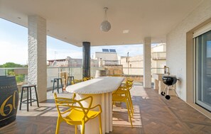 Outdoor dining - 3 bedroom cozy apartment in Grottaglie (Grottaglie)
