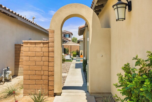 Enceinte de l’hébergement