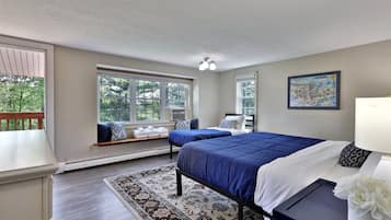 8 makuuhuonetta, työpöytä, ilmainen Wi-Fi, vuodevaatteet