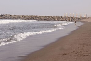 Ligstoelen, strandlakens