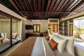 Villa, 2 Schlafzimmer, Gartenblick