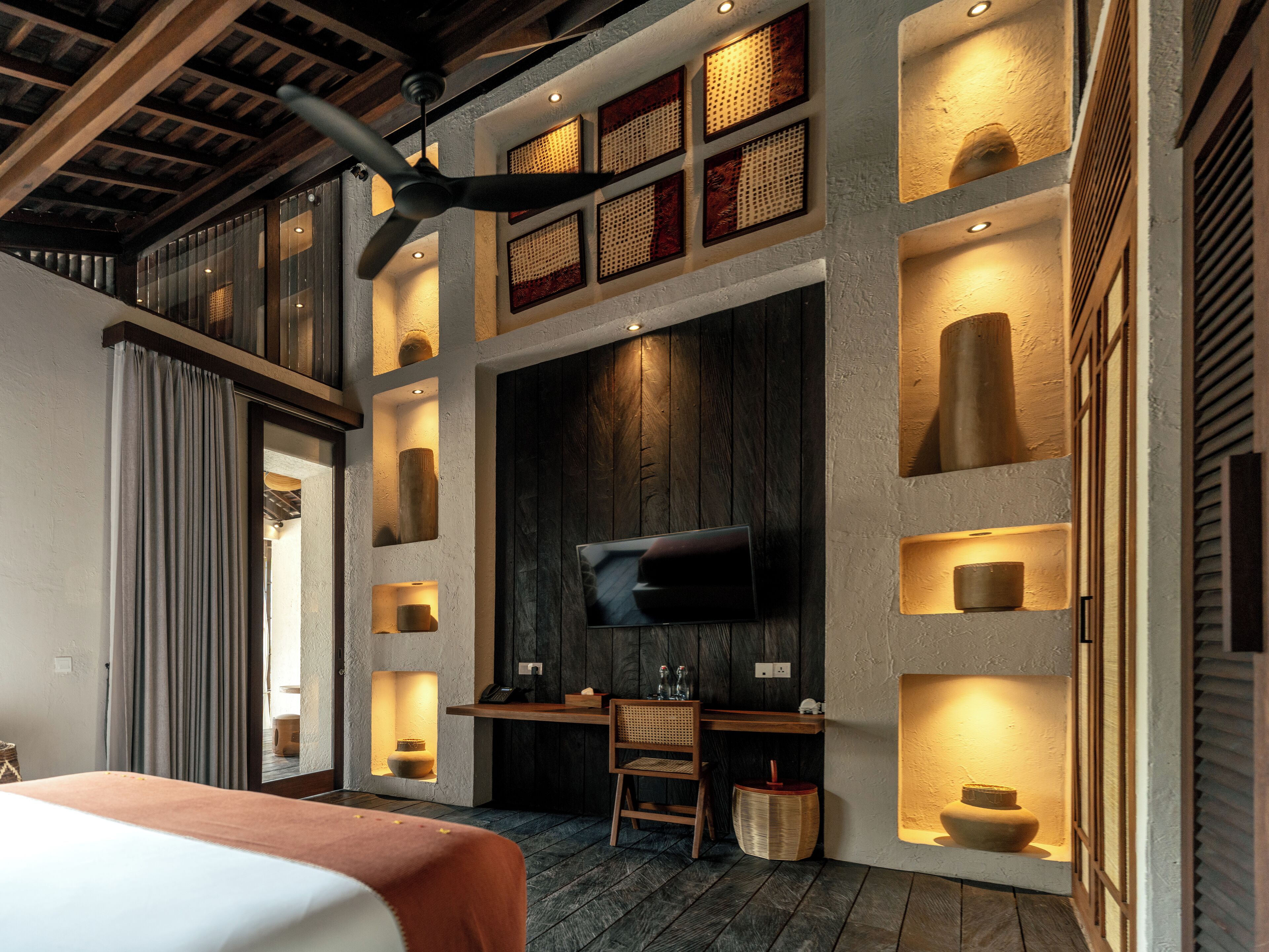 Two Bedroom Beachfront Pool Villa | Egyptian cotton sheets, premium bedding, minibar, in-room safe