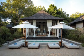 Two Bedroom Beachfront Pool Villa | Terrace/patio - Kuara Lombok (Mertak)