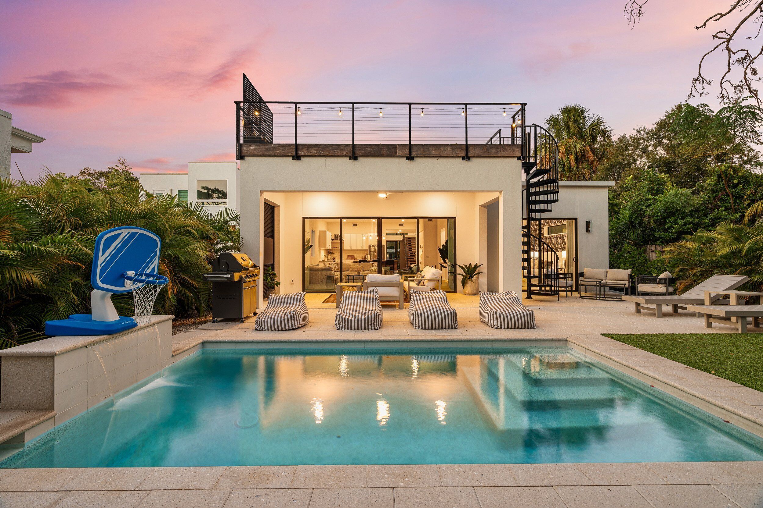 Una piscina climatizada