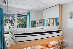 1 bedroom, iron/ironing board