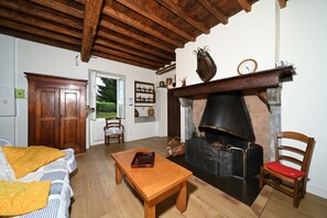 TV, caminetto, tavolo da ping pong, impianto stereo