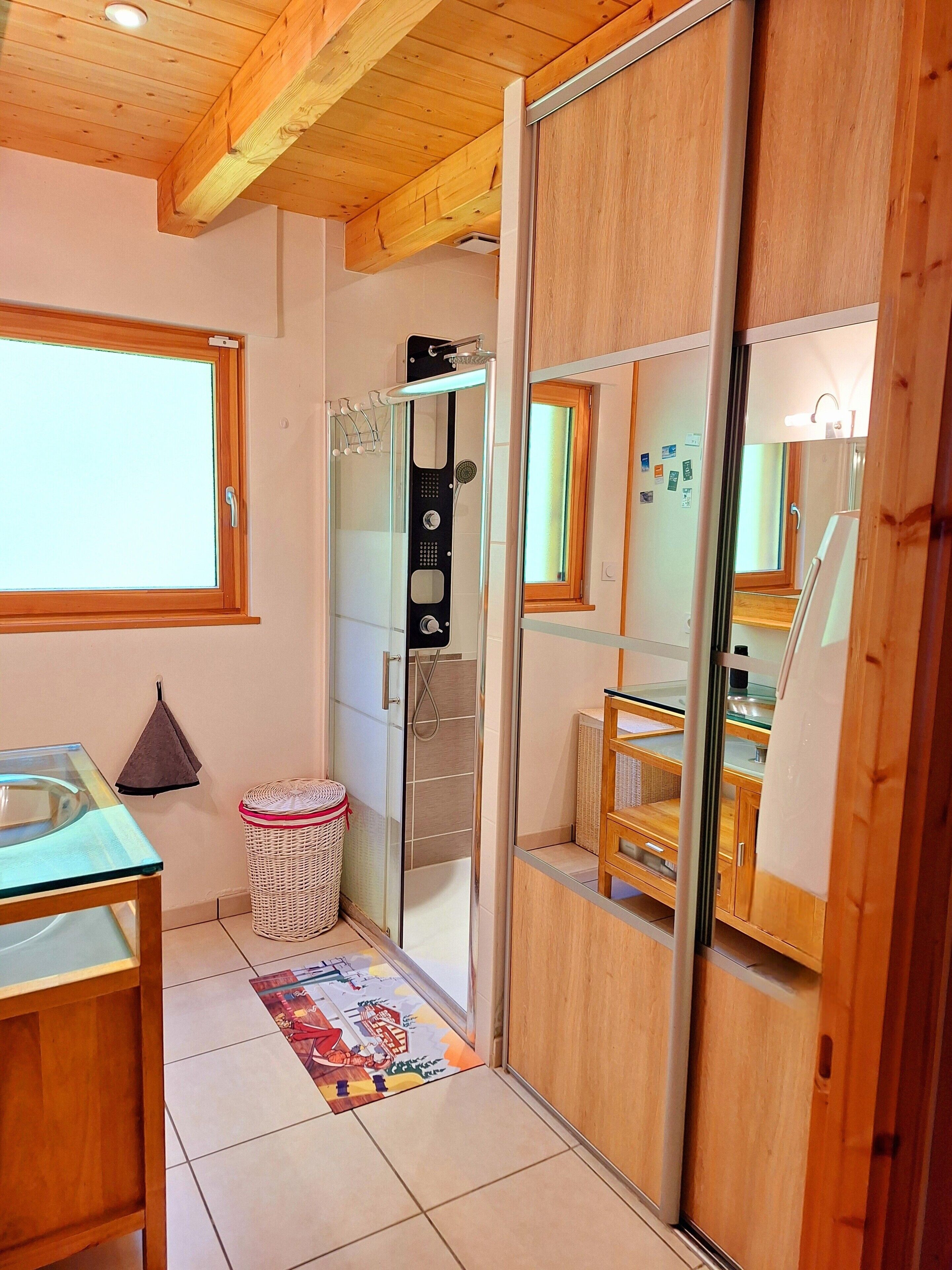 Ducha, secador de pelo