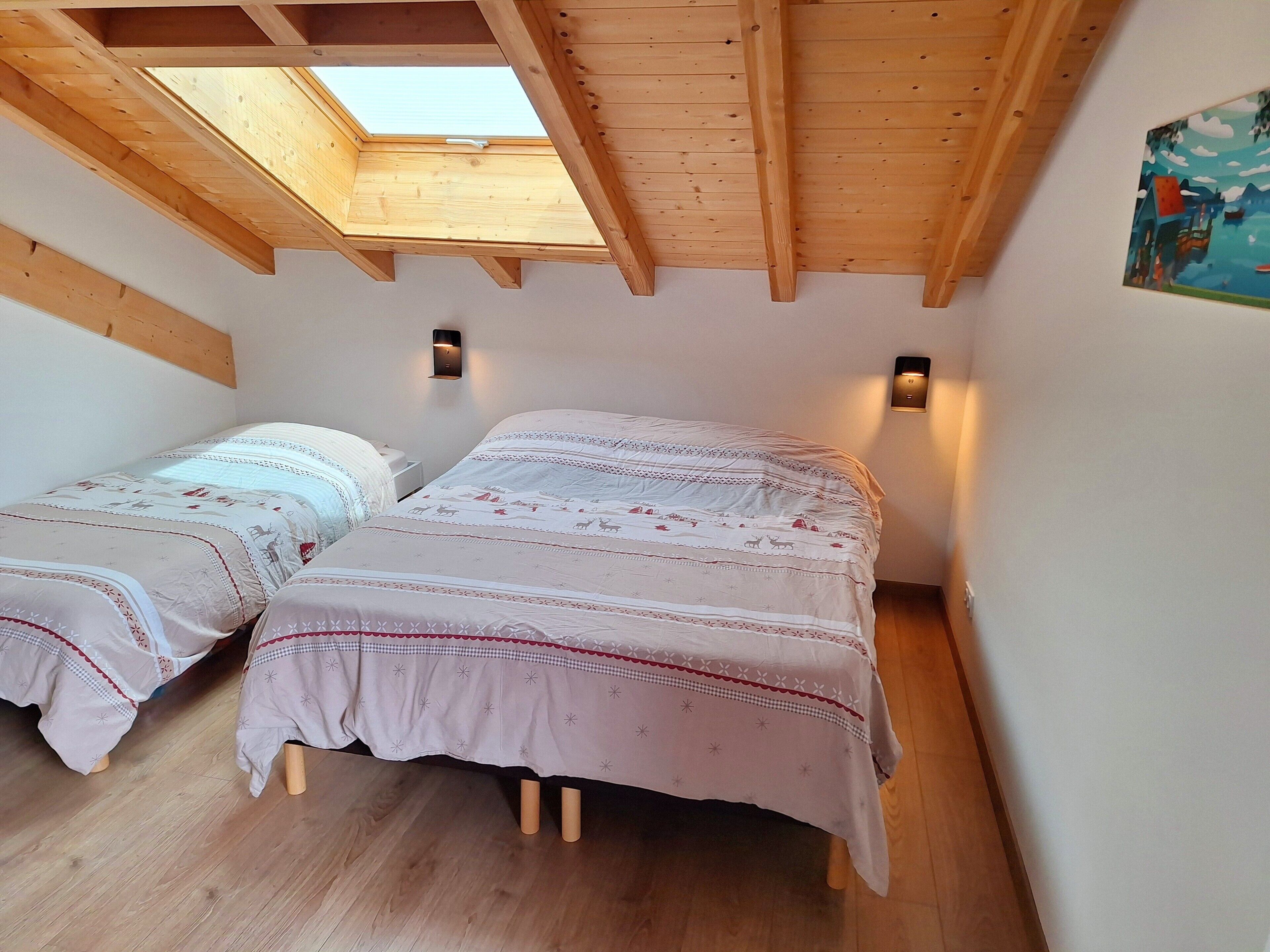 3 habitaciones, tabla de planchar con plancha y wifi gratis 