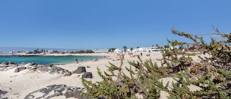 On the beach